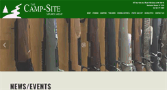 Desktop Screenshot of campsitesportshop.com